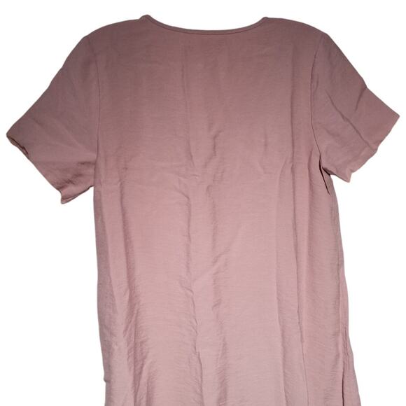 Fresh Produce Womens Dress Purple Vneck Tassels Shift Raw Hem Size Small - Picture 4 of 7